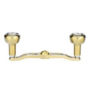 시마노 SLX Curado Chronarch 메타늄 미끼 캐스팅 릴 교체 부품, 소금물 낚시에 적합한 GOMEXUS 전동 핸들 (골드 실버, 8 5mm / 120mm)