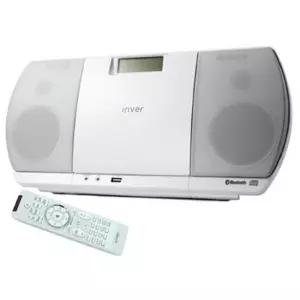 아이리버 CD 플레이어 USB 메모리 블루투스 오디오 FM라디오_화이트