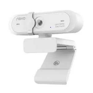 앱코 온텍트 시대 필수품 프리미엄 웹캠_화이트 개인방송 화상회의 인터넷방송