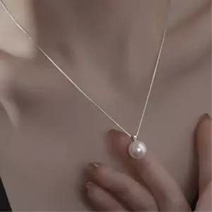 여성 기념일용 진주구슬 원형 목걸이