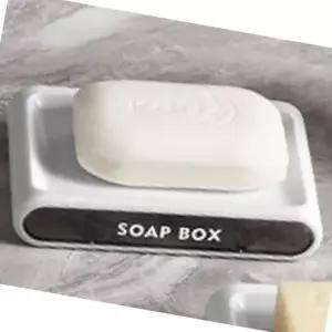 비누 세척 홀더 무타공 블랙 욕실 비누걸이 세면대 용품 (WFJ4MQF)