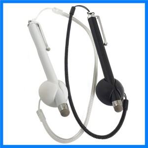 범용 노트북 펜 전화 태블릿 PC 터치 펜 연필 용량 성 펜 스프링 로프 고정베이스 스타일러스 디스플레이