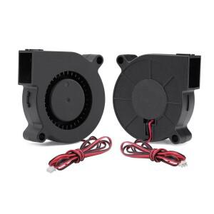 DC 5V 12V 24V 50x50x15mm 브러시리스 원심 냉각기 2핀 방사형 팬 5015 터보 블로워 5cm 50mm 라디에이터 (