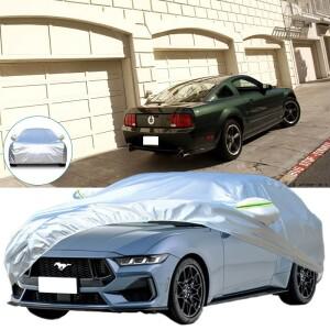 [호환품]포드 호환 머스탱 야외 보호 전체 자동차 커버 스노우 차양 방수 방진 외부 액세서리