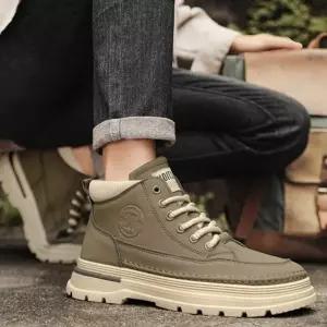 남성 하이탑 패션워커 세련된 스타일 키높이 신발 3컬러 옵션