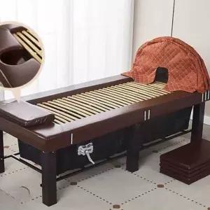 한의원 침대 훈증 90폭 덮개 전신 한방찜 접이