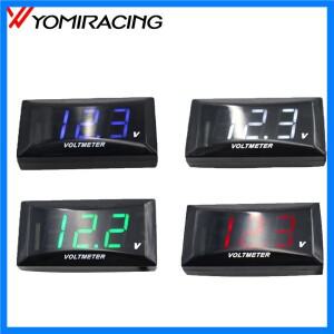 자동차 오토바이 Universa 미니 LED 디스플레이에 대 한 12V 디지털 전압계 패널 볼트 전압 측정기 테스터