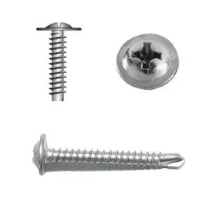 명화 스텐 직결피스 와셔 500개입 나사못 볼트 렌치볼트 둥근머리 나사 (WFJ5CYW)