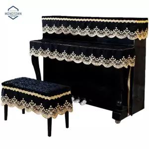 고급 학교 윗판 스툴 레드 피아노커버 탑커버 레이스