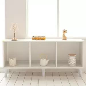 책장선반 폭좁은책장 거실서재 1단 3칸 심플 LY523