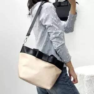 토트백 출근룩 가방 리본 여성 크로스백 살구 브랜드백 (WFK43B7)