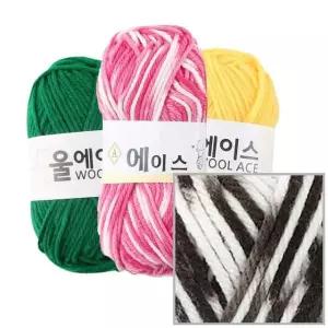 고품질 뜨개실 뜨개질 4개입 털실 에이스 NO.493 (WFJQMCH)