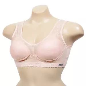 패턴 플라워 쿨 인견원단 풀컵 노와이어 B컵브라 (WFJ6AX0)