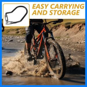 내구성 강한 스틸 리어 디레일러 행어 가드 1세트 산악 접이식 자전거용 범용 체인 스테이 보호대