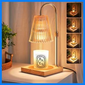 캔들 워머 테이블 램프 아로마 테라피 촛대 램프 침실 침대 옆 책상 램프 서재 사무실 홈 레트로 녹는 왁스