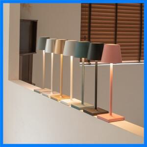 무선 Usb 충전식 테이블 램프 Poldina 방수 터치 스위치 테이블 램프 침실 호텔 거실 레스토랑