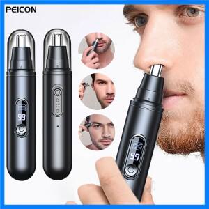 휴대용 남성용 코털 트리머 전기 코털/눈썹/귀털 제거기 미니 여행용 코털 트리머