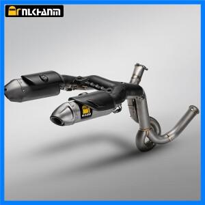 두카티 파니갈레 V2 V2 S 2025 타이타늄 합금 시스템 배기구 아크 듀얼 배기구 두카티 V2용