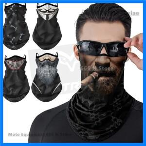 오토바이 마스크 야외 쿨 선스크린 발라클라바 라이크라 모토 바이커 방풍 캡 마스크 사이클링 헤드기어 페