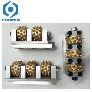 석재 리치 표면 합금 롤러 기계, 화강암 및 대리석 치즐링 연삭 디스크 블레이드 헤드