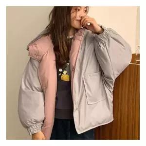 양털점퍼 뽀글이 자켓 후리스 여성 데일리 패션 투톤 리퍼시블 1002646