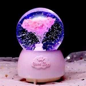벚꽃 크리스탈 워터볼 스노우볼 미니 예쁜 장식 소품