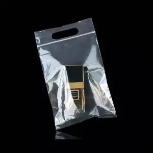 투명 PE 지퍼식 쇼핑 팬시봉투 18cmX25cm +5cm 100매 포장봉투 쇼핑봉투 비닐백 비닐봉지