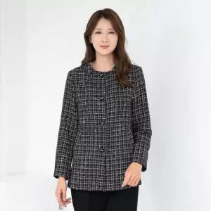 엄마옷 라운드 트위드 A라인 자켓 1GHJ24602 중년여성 마담 60 70대  빅사이즈 할머니