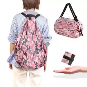 아코디언 백 팩 가방 접이식 장바구니 에코백 휴대용 일본장바구니 일본시장장바구니