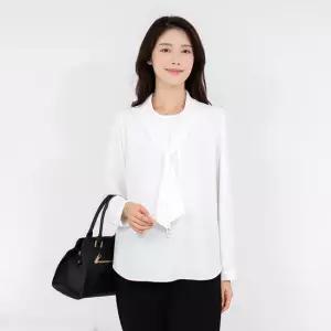 엄마옷 타이 정장 긴팔 블라우스 1GHJ23703 중년여성 마담 60 70대  빅사이즈 할머니