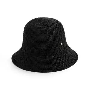 [헬렌카민스키]차콜 메탈로고 클로슈 여성 버킷햇 57684931