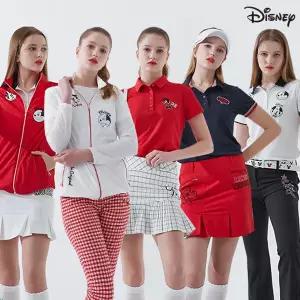 디즈니골프 여성 피케 티셔츠3종+윈드 자켓 1종