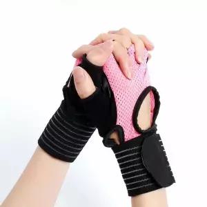 손목보호 여성 메쉬 헬스장갑 L 웨이트 운동장갑