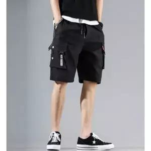 남자 포켓 반바지 카고 캐주얼 바지 여름 아웃도어 데일리 팬츠 (WFJ5X9F)