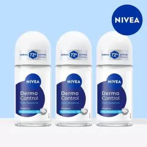 데오드란트 롤온 더마 컨트롤 퓨어 센서티브 50ml 3개