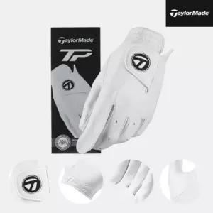 테일러메이드 TP 글러브 양피 골프장갑 남성용 화이트 왼손착용TA859