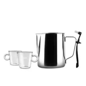 플랜잇 커피용품 비기너 세트 유리샷 스팀피쳐 브러쉬 BNS