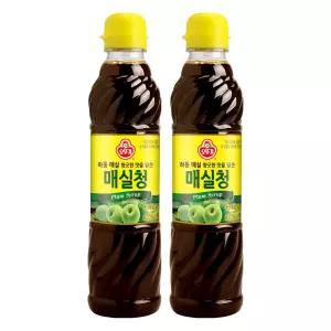 오뚜기 매실청 660g 2개 식사 외식 점심시간 중식 혼밥 즉석요리