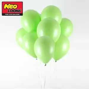 네오텍스 라운드 라임그린 풍선 13cm 100개입