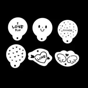 아크릴스텐실 쿠키장식 초콜렛디자인 쿠키스텐실아크릴 (WFJ741R)