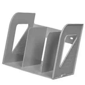 쿨그레이 북앤드 책꽂이 서적 정리대 파일 정리함 사무실 책장 (WFJ6CV0)