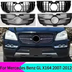 자동차 그릴망 튜닝 메르세데스 벤츠 호환 GL X164 2007-2012 GL320 GL350 GL450 GL550 GL500 범퍼 그릴 그