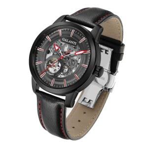 CADISEN 남성용 자동 시계 미니멀리스트 스테인리스 스틸 골격