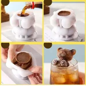 실리콘 곰돌이 아이스몰드 얼음트레이 소 얼음틀 (WFK8X5Q)