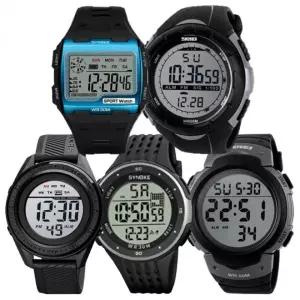 디지털 스포츠시계 남성용 조깅 손목 군인용 커플 런닝