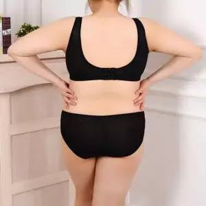 부분망사원단 통기성 노와이어 런닝형 후크 빅사이즈 (WFJ68VO)