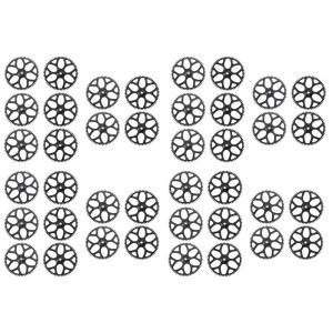 말로코스 V911S V977 V987 V988 V930 V966 XK 110 RC 헬리콥터 비행기 드론 예비 부품 액세서리용 일반 40Pcs 메인 기어 - 색상: 검정색