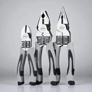 고강도 다목적 펜치 절단기 니퍼 논슬립 바이스 수공구 (WFK6LM3)