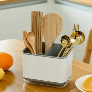 주방수저꽂이 세균 방지 주방도구보관통 위생적 물빠짐 (WFJ6GCL)