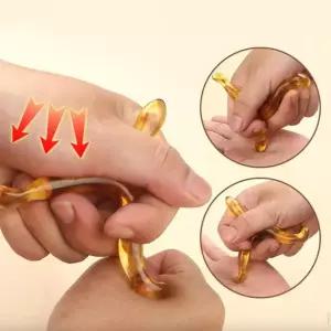 손 마사지 괄사 지압봉 겸용 셀프마사지 림프순환 (WFK6E6F)